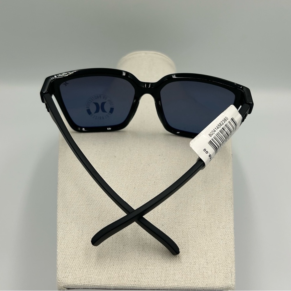Hurley Black Square Polarized Sunglasses - Picture 3 of 4